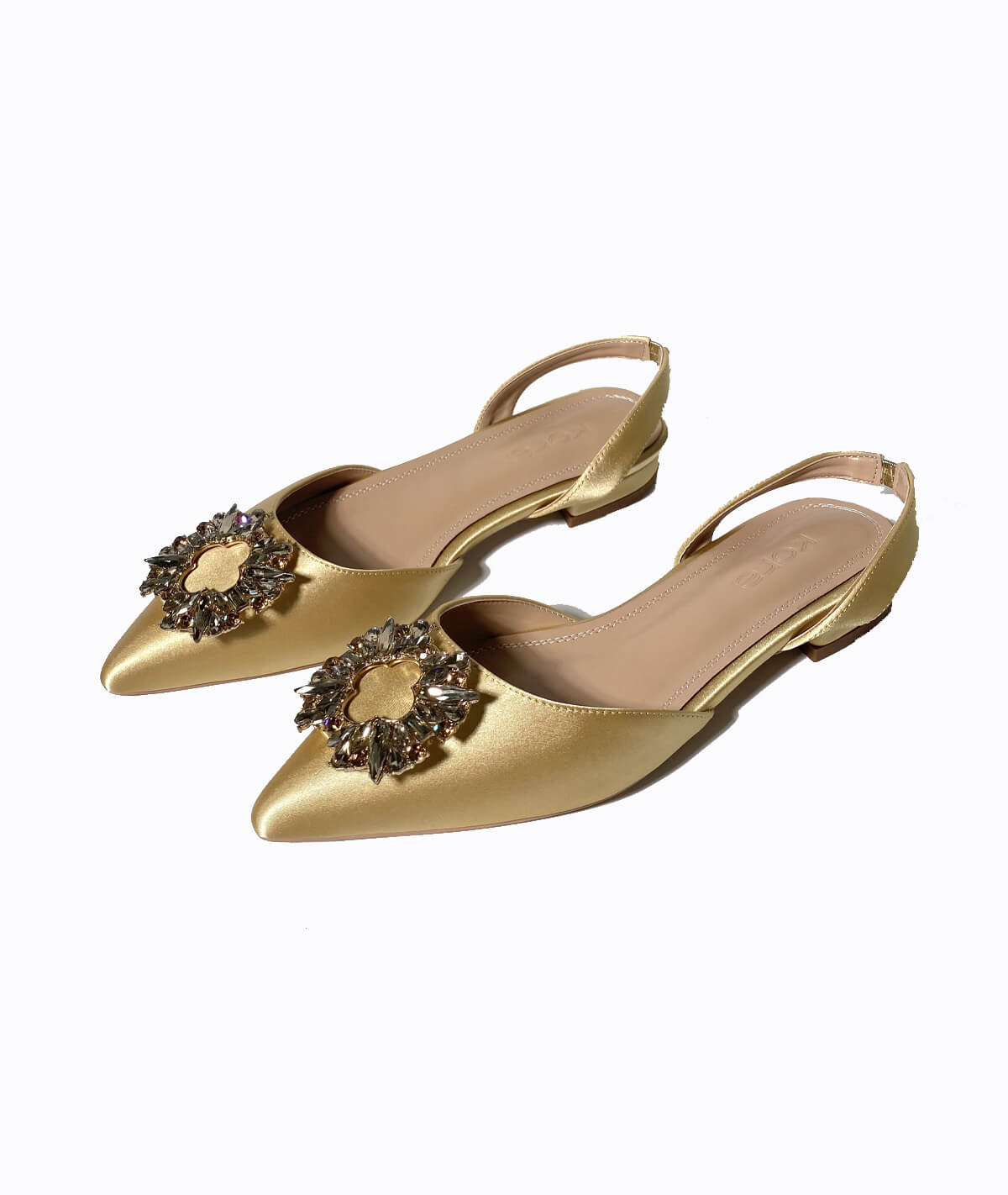 MAVI SATIN FLAT SLING
