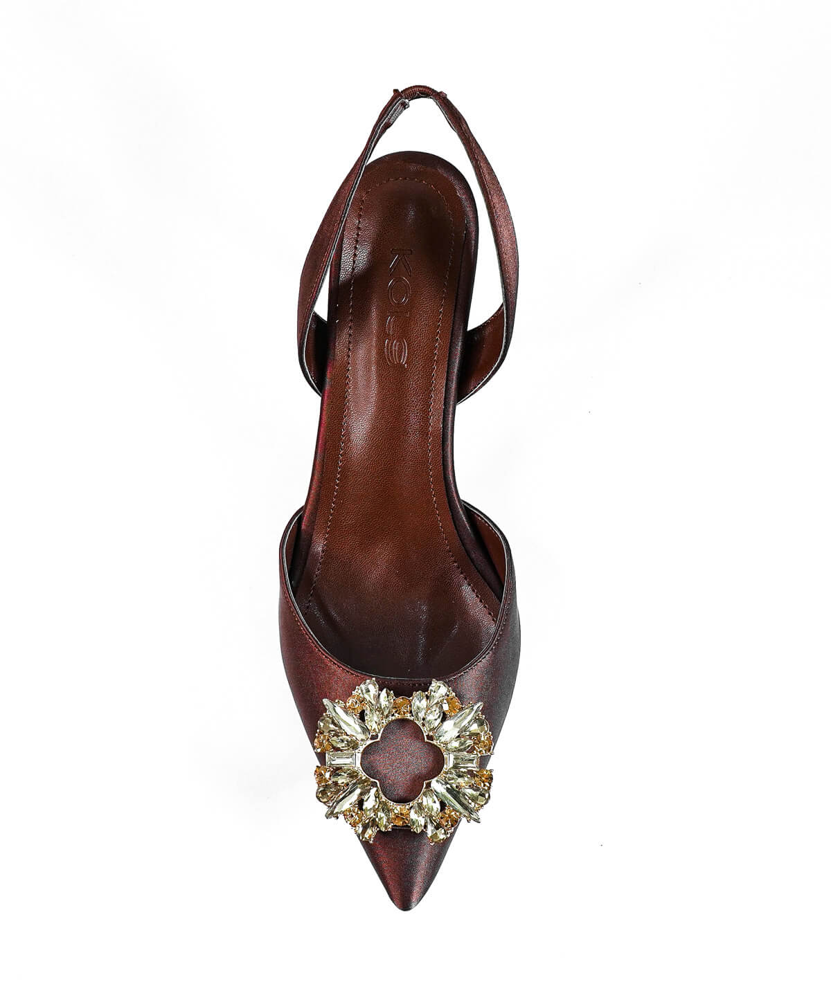MAVI SLINGBACK - GOLD BROOCH