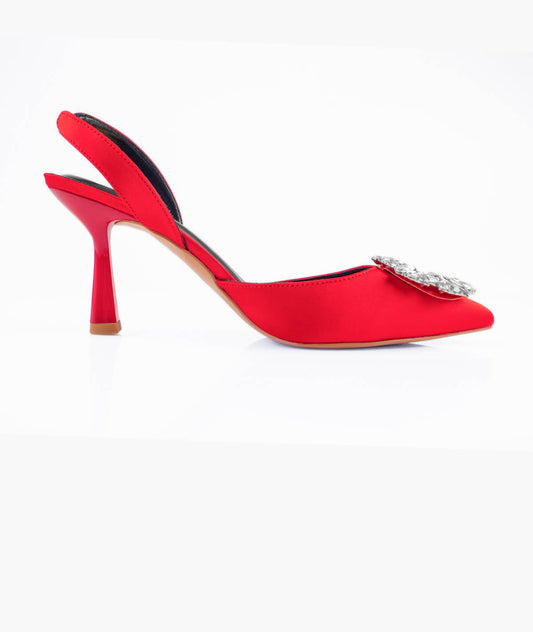 MAVI SLINGBACK - SILVER BROOCH